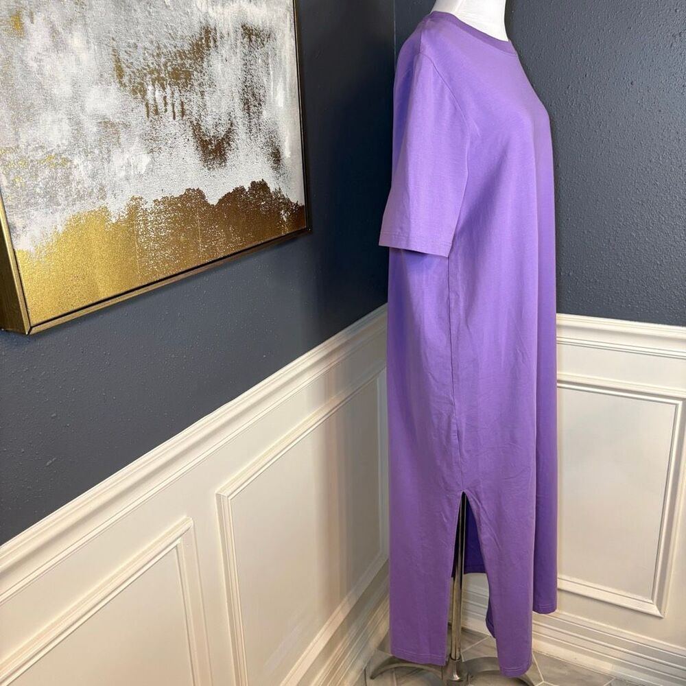 COS Oversized Midi Jersey T-Shirt Dress - Picture 6 of 10
